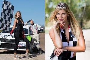 „Rally Žemaitija“ fotosesijoje: Vaidotas Žala įsiamžino kartu su tituluota gražuole