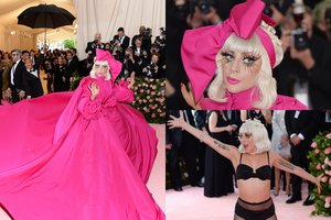 „Met Gala“ renginyje sumaištį kėlusi Lady Gaga sukneles keitė vieną po kitos