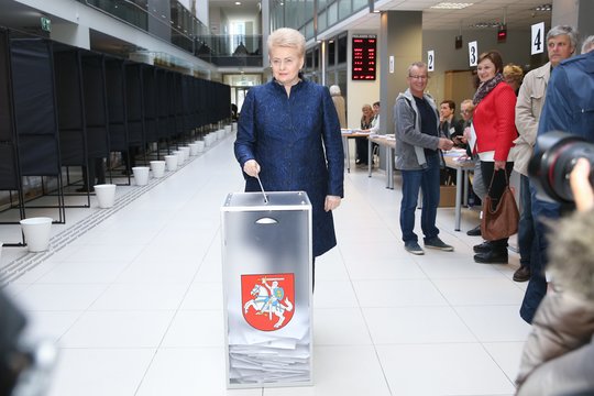 Tik viename referendume balsavusi D. Grybauskaitė aštrią žinią pasiuntė ir R. Karbauskiui