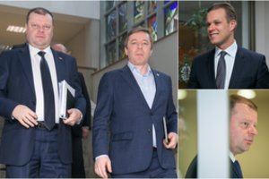 R. Karbauskio verdiktas: jeigu S. Skvernelis nepateks į antrąjį turą, trauksimės į opoziciją