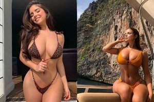 Seksualiosios Demi Rose apvalumai gerbėjus varo iš proto