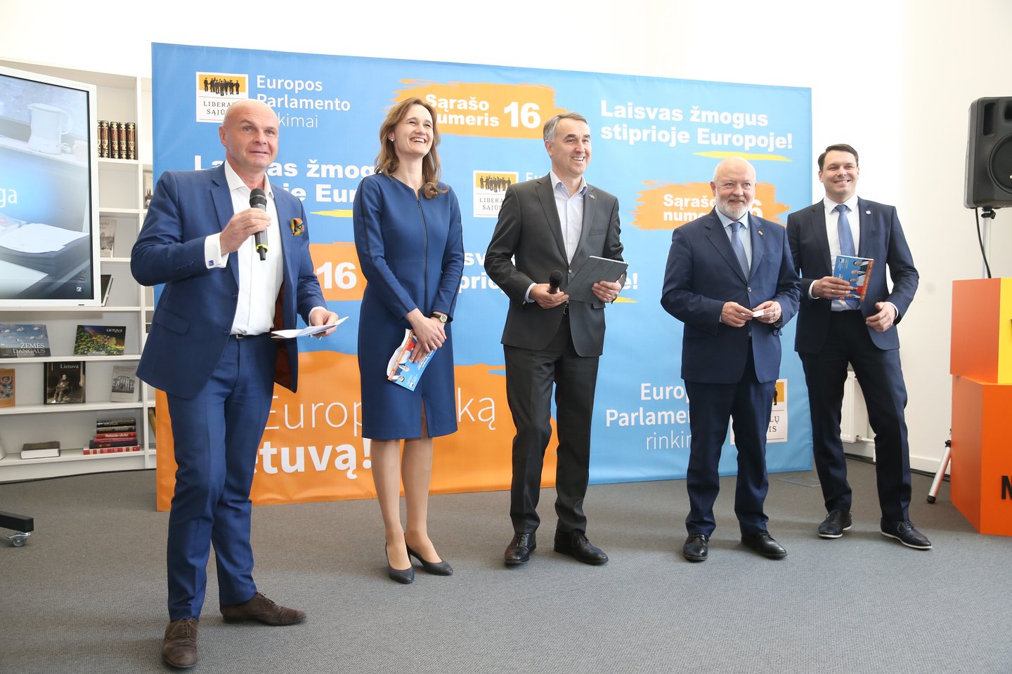 Lietuvos respublikos liberalų sąjūdžio atstovai pristatė EP rinkimų programą.