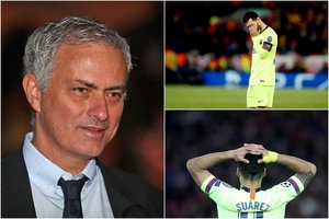 Į košmarą patekusiam „Barcelona“ klubui – ir skandalingojo Jose Mourinho kirtis