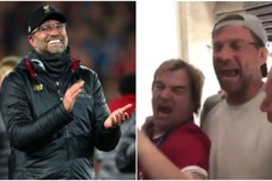 Triumfo keiksmai liejosi laisvai: J. Kloppas dėkojo savo komandai ir rūbinėje užkūrė tikrą vakarėlį