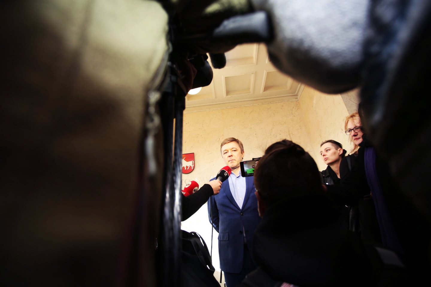 Kuo baigsis R. Karbauskio bandymai spausti rinkėją: V. Landsbergiui tai nepavyko.<br>M.Patašiaus nuotr.