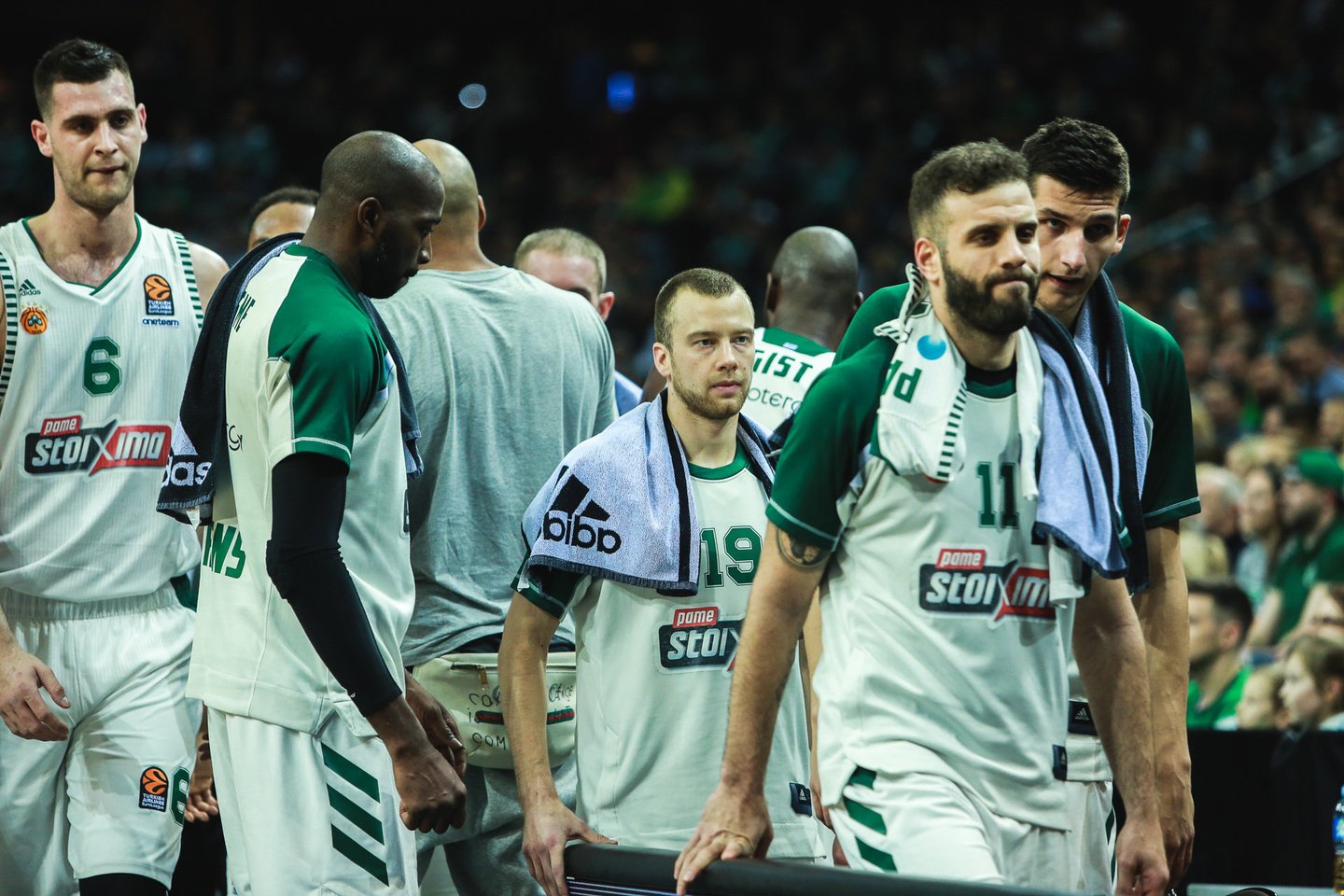 Atėnų „Panathinaikos“ ekipa<br>G.Bitvinsko nuotr.
