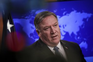 Mike'as Pompeo atšaukė antrą vizitą per savaitę