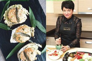 Sveiki ir skanūs pietūs pagal Ritą Šilenskienę: maltinukai ant kopūsto lapo