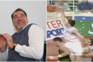 Pažeminami net ir didžiausi: FIBA prisiminė įspūdingą serbo dėjimą per A. Sabonį