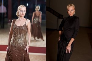 Aktorė Lina Bražinskaitė-Tupikovskienė iš filmavimo aikštelės skuba į šokių salę 