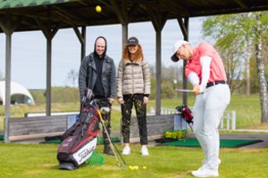 D. Belickaitė ir V. Bareikis griovė mitus apie golfą