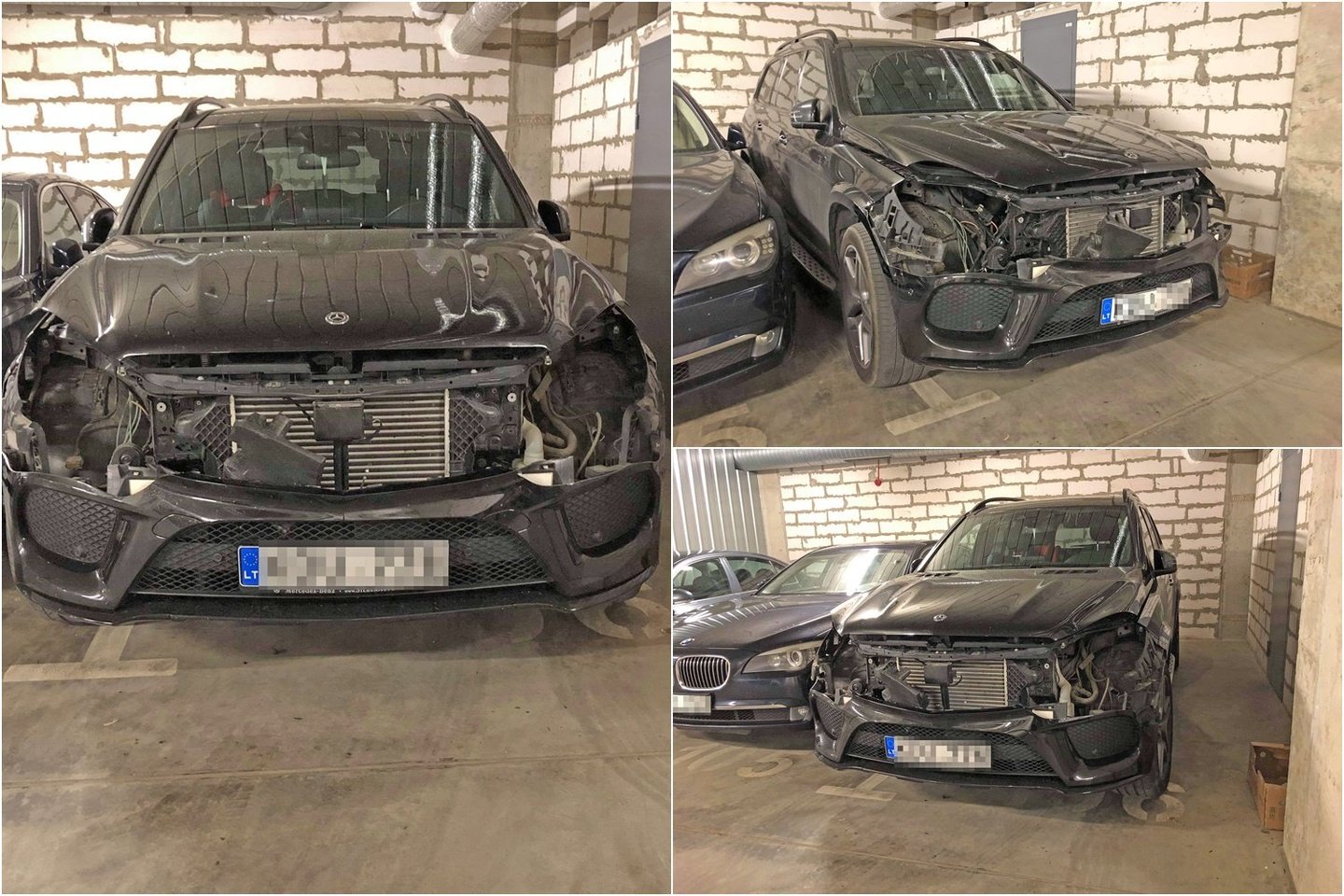Kaukėti vyrai darbavosi tamsoje – daugiabučio aikštelėje Vilniuje apiplėšti du "Mercedes-Benz".