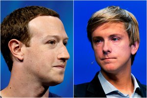 Vienas iš „Facebook“ įkūrėjų ragina suskaidyti bendrovę