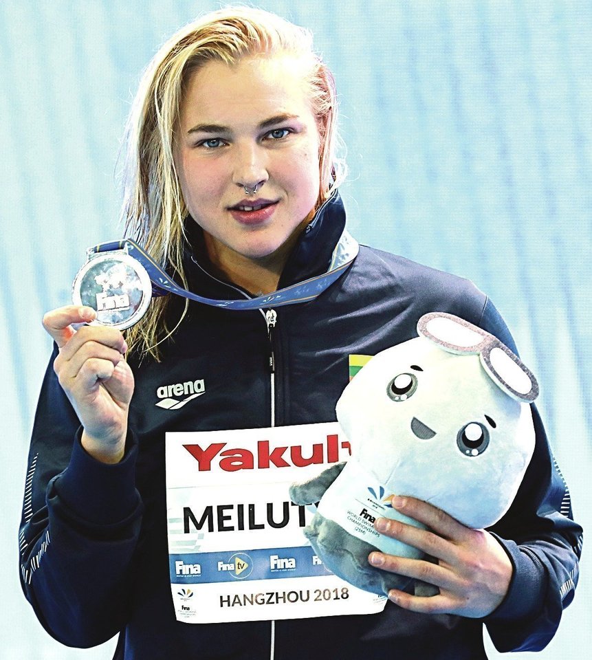 Viena geriausių šalies plaukikių per visą šalies istoriją Rūta Meilutytė<br>AP nuotr.