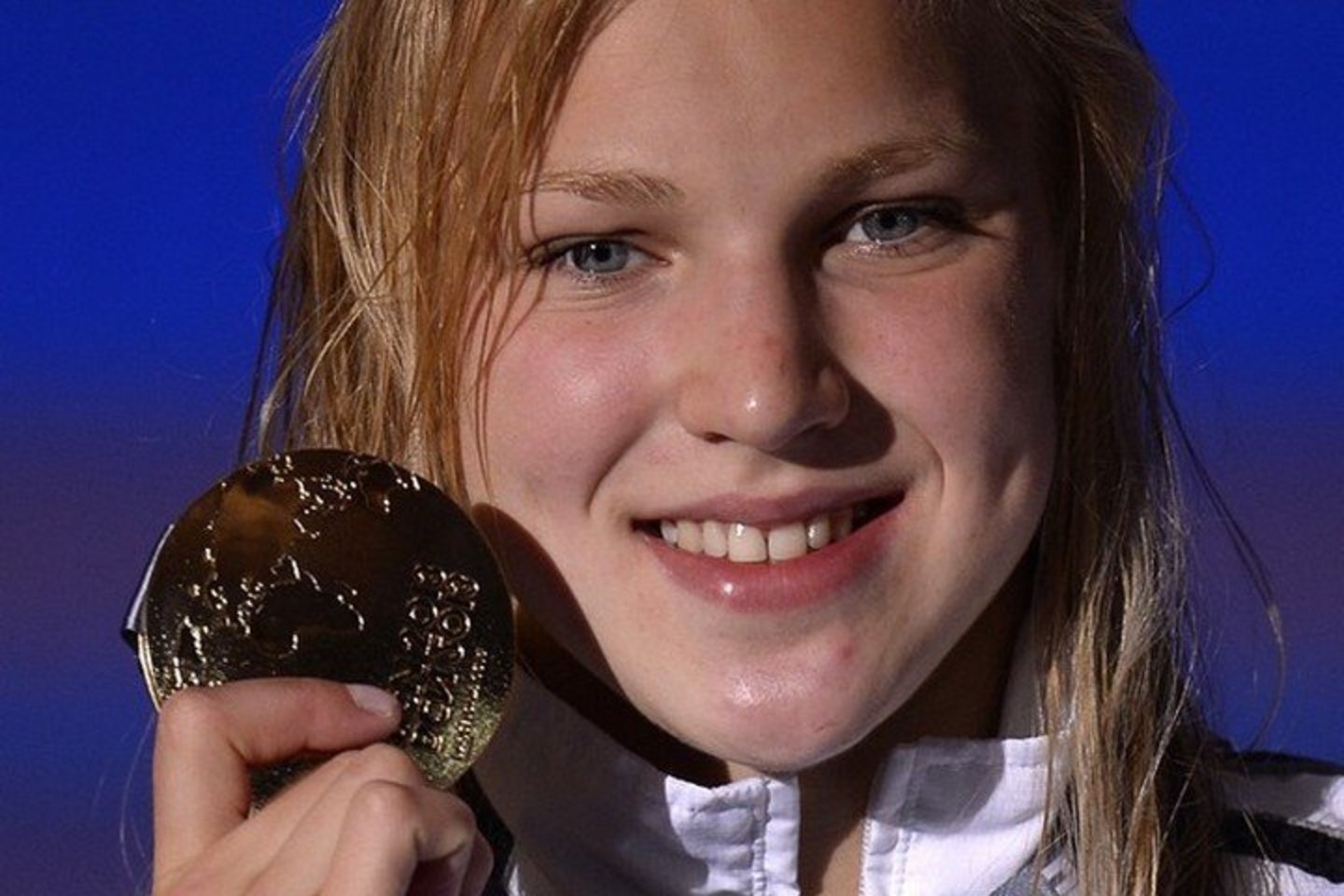 R. Meilutytės triumfas Barselonoje.<br>AP