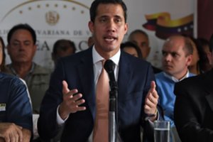 J. Guaido vėl ragina Venesuelos opozicijos šalininkus išeiti į gatves