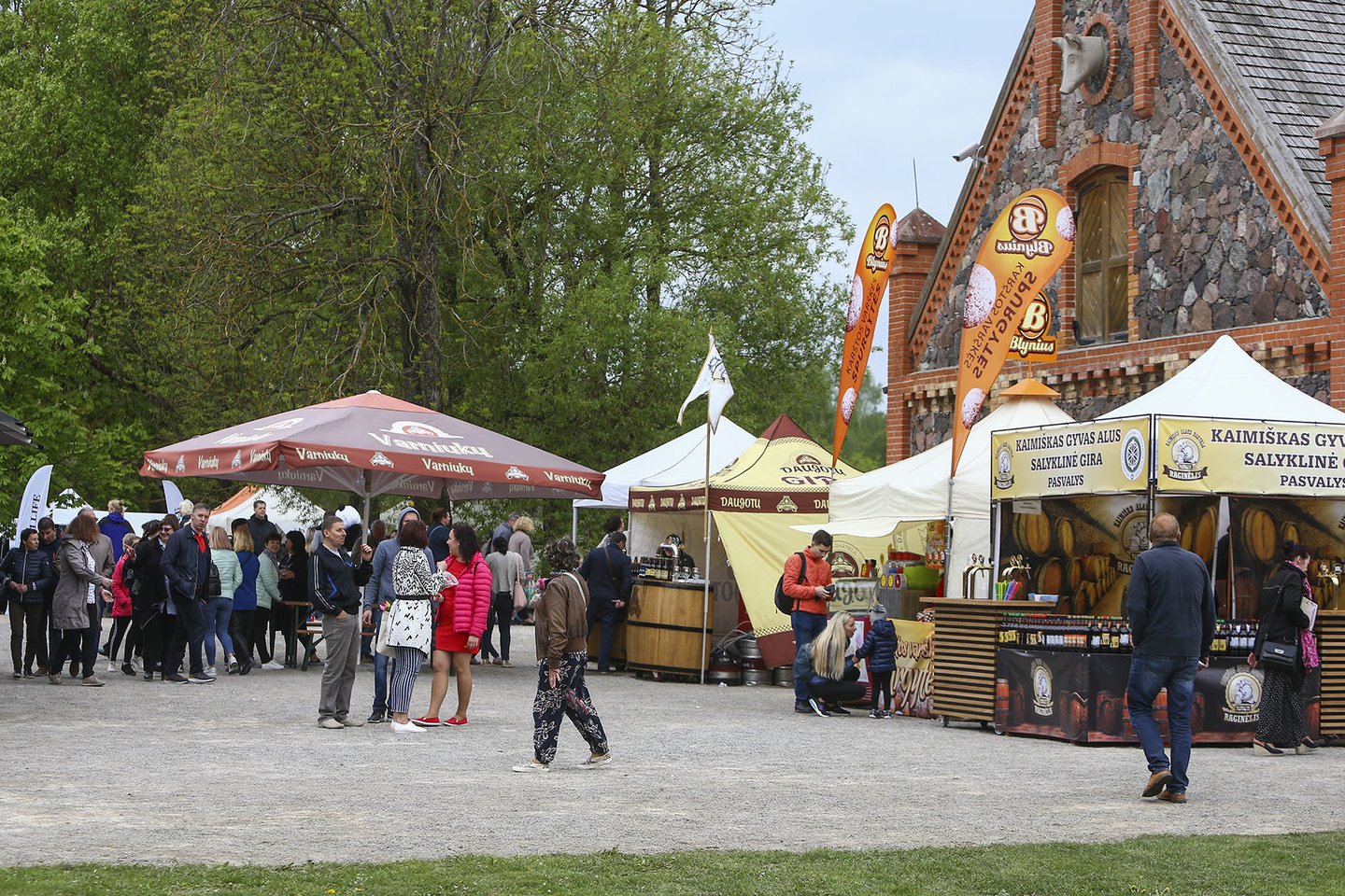 Burbiškio dvare šurmuliuoja 19 kartą surengtas Tulpių žydėjimo festivalis. <br>G.Šiupario nuotr.