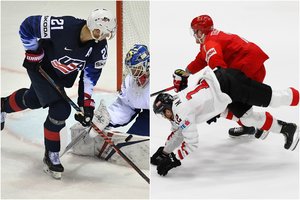 Ledo ritulio pasaulio čempionate užfiksuotos triuškinamos rusų ir amerikiečių pergalės