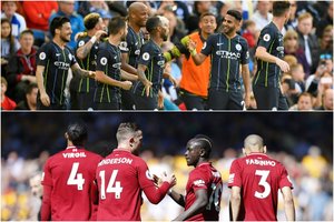 Anglijos lygos finišo tiesiojoje kovą dėl čempionų titulo laimėjo „Manchester City“