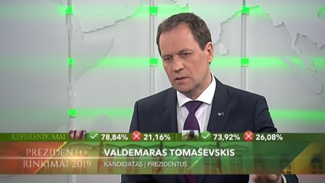 V. Tomaševskiui užkliuvo balsavimo biuleteniai