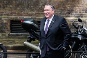 M. Pompeo pirmadienį vyks į Briuselį aptarti Irano klausimo