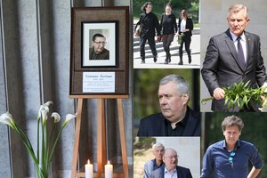 Su Vytautu Šerėnu atsisveikinti atėję garsūs bičiuliai bei šeima dalijosi jautriais prisiminimais