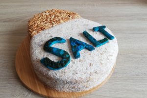 Druskininkų tortų turnyro dalyvio-mėgėjo tortas „Druskinė – saldusis natrio chloridas“