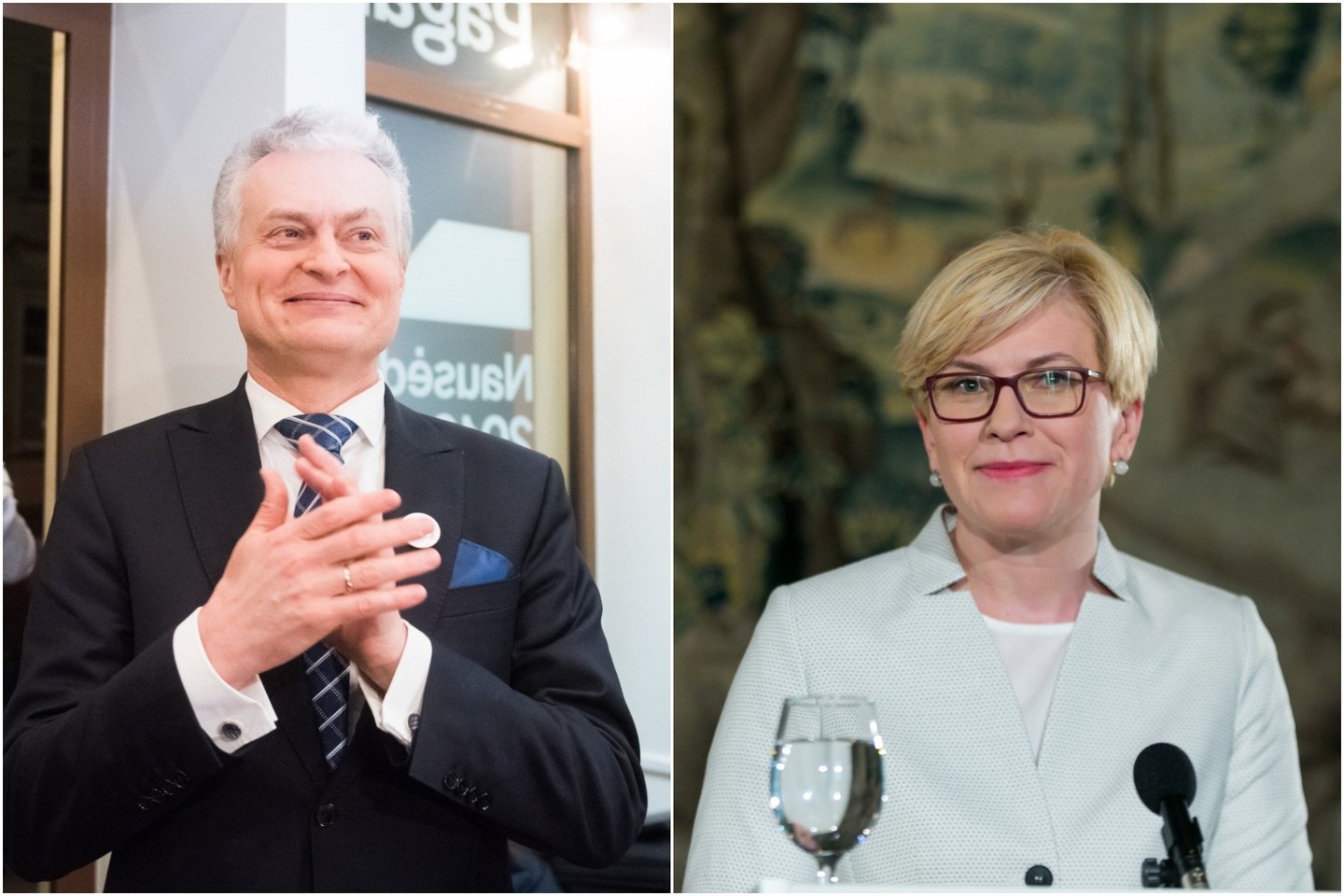 I.Šimonytė ankstų pirmadienio rytą I-ajame ture išsiveržė į pirmąją vietą.