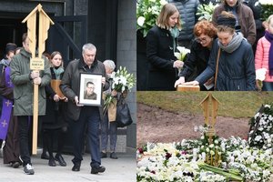 Kapinėse jautrūs Vytauto Šerėno žmonos žodžiai: „Iki pasimatymo, mano likimo žmogau“