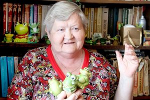 Panevėžietei varlės neša turtus ir pensiją