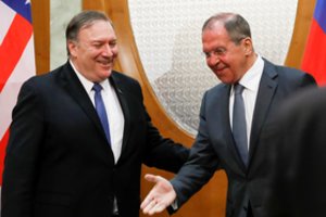 M. Pompeo pritaria JAV ir Rusijos santykių gerinimui, nepaisant nuomonių skirtumų
