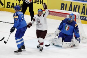 Latvija varžovams neleido įmušti pirmąjį įvartį čempionate – dabar italai jau yra praleidę net 20 įvarčių