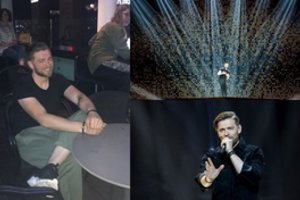 Jurijus Veklenko pirmąjį „Eurovizijos“ pusfinalį stebėjo išskirtinėje vietoje