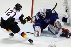 Vokietija pasaulio ledo ritulio čempionate tapo A grupės lydere