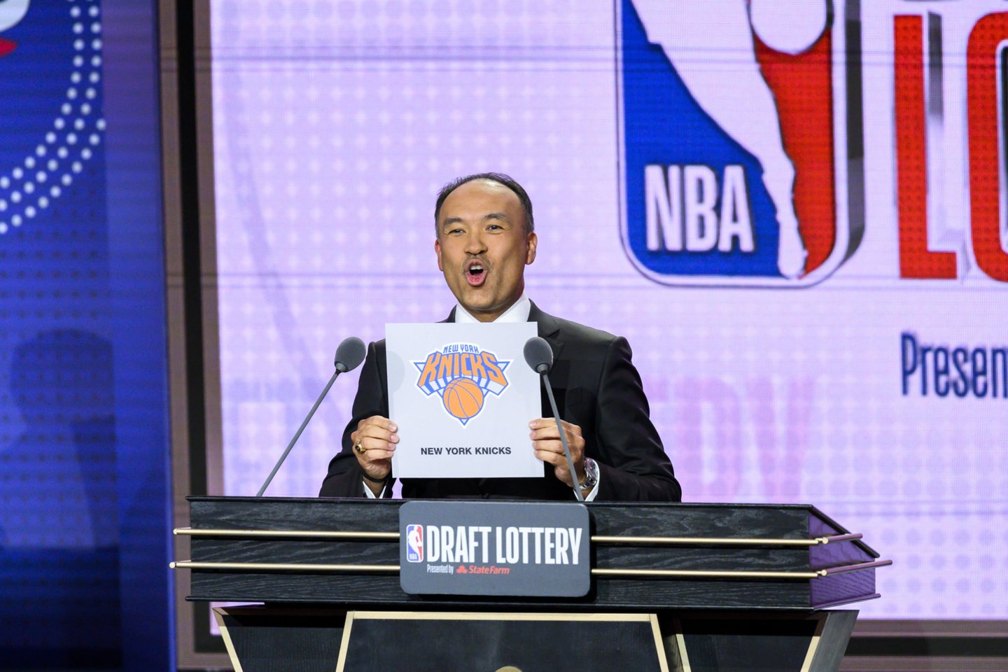  NBA įvyko naujokų biržos loterija.<br> Reuters/Scanpix nuotr.