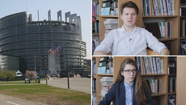 Moksleiviai atsakė, ką žino apie Europos Parlamentą: iš jų lūpų – žinutė rinkėjams