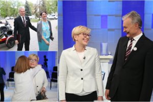 Pirmasis I. Šimonytės ir G. Nausėdos susirėmimas priminė pasiglostymą: pozicijos daug kur sutapo