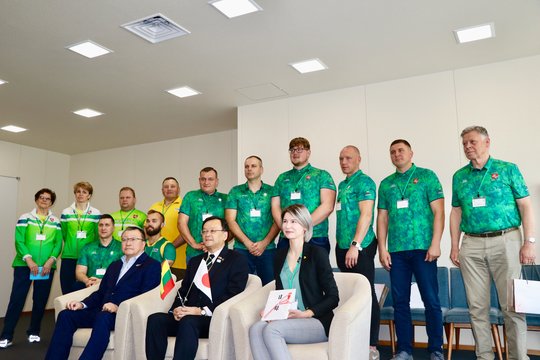 Įvertinimas: Lietuvos neįgaliųjų rinktinei – Japonijos parama