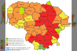 Didelėje Lietuvos dalyje skelbiamas pavojus – išplatino skubų įspėjimą