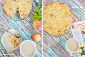 Niekad neatsibostantis varškės pyragas su obuoliais