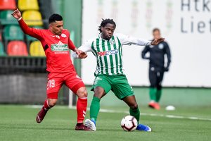 „Žalgirio“ sugrįžimas į A lygos viršūnę pažymėtas pirmuoju D. Slijngardo įvarčiu