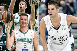 Prancūzijos krepšinio čempionato reguliarųjį sezoną lietuvių atstovaujami klubai baigė skirtingai