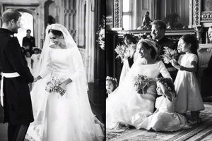 Meghan Markle ir Harry – ypatinga šventė: paviešintos nematytos vestuvių akimirkos