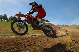 Europos motokroso čempionate lietuviai lipo ant podiumo