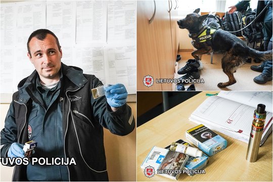 Vilniaus policininkai pasirausė moksleivių kuprinėse – giriasi net kažko radę