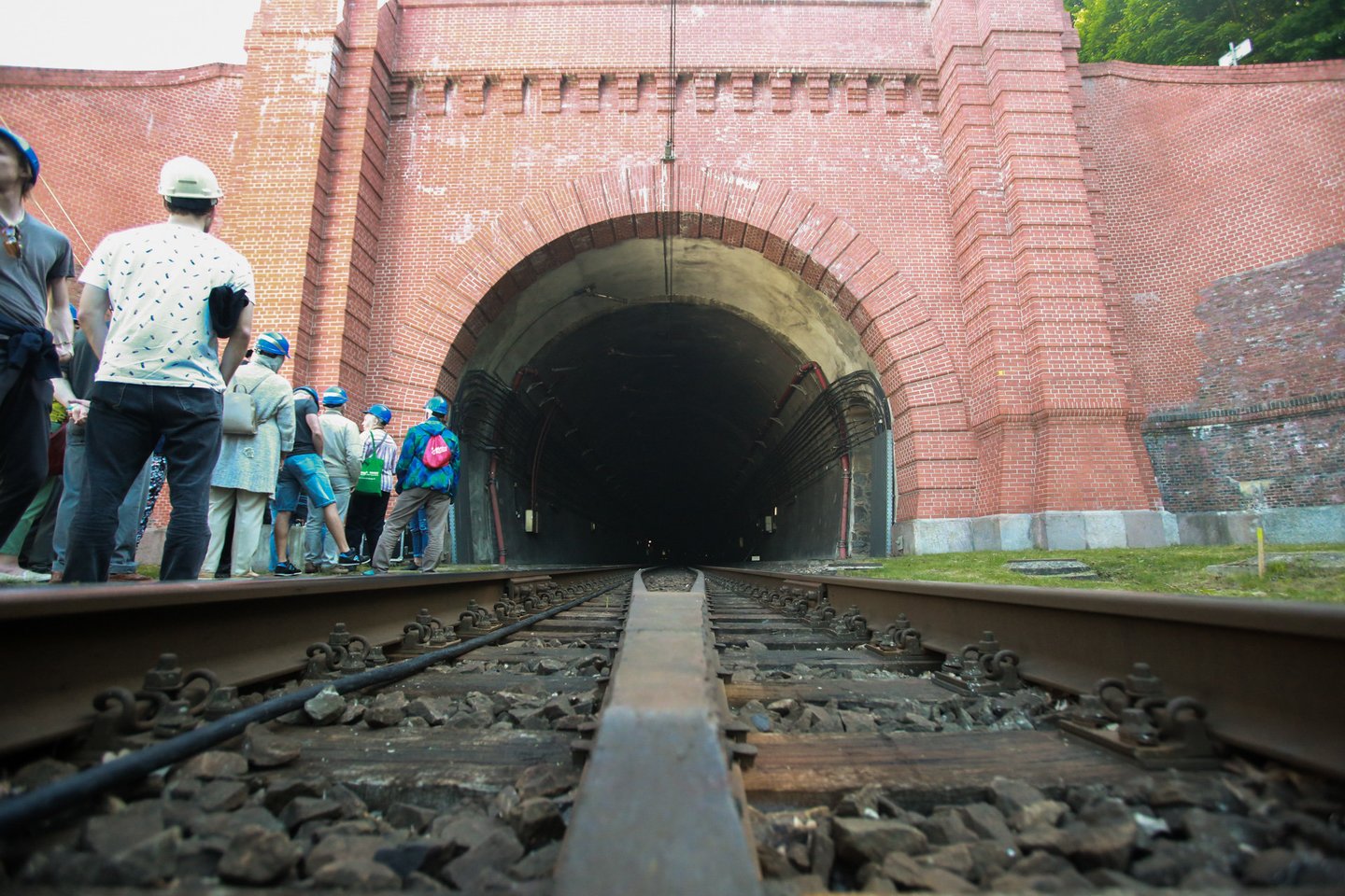  Kauno geležinkelio tunelį atvėrė smalsuoliams.<br> G.Bitvinsko nuotr.