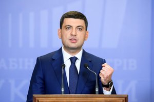 Ukrainos premjeras V. Hroismanas patvirtino atsistatydinsiantis
