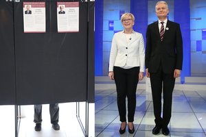 Politologai išvardijo visus rastus G. Nausėdos ir I. Šimonytės skirtumus