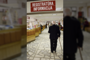 Vyrui apsilankius poliklinikoje žmona įpyko: „Ministre, ką siūlote?!“