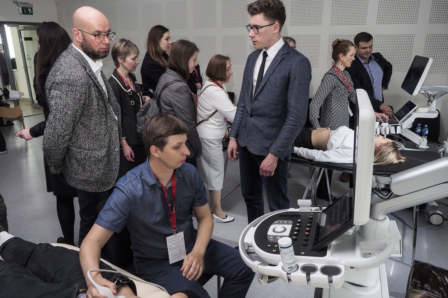Vilniuje vykusios tarptautinės konferencijos „Ultragarsinė diagnostika 2019“.<br>E.Paukštės nuotr.